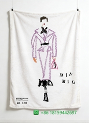 Miumiu Throw Blankets